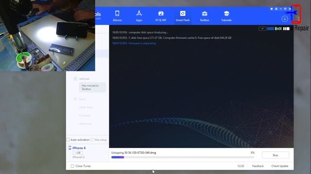 Iphone 6 error 4013 Re-Programed. смотреть онлайн