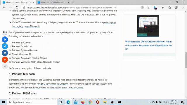 How to fix corrupt Registry in Windows 11 смотреть онлайн