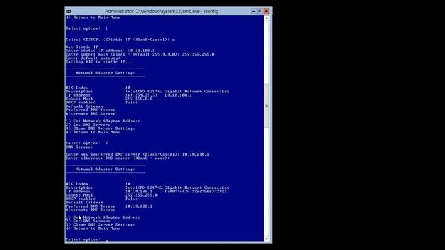 Windows Server 2012 - Core Edition Post Installation Configuration смотреть онлайн