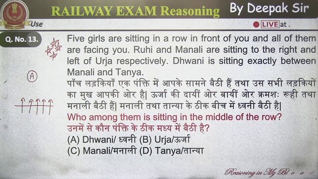 10:15 AM - RRB Group D/CBT-2 2020-21 | Reasoning by Deepak Tirthyani | Mock Test (Part-21) смотреть онлайн