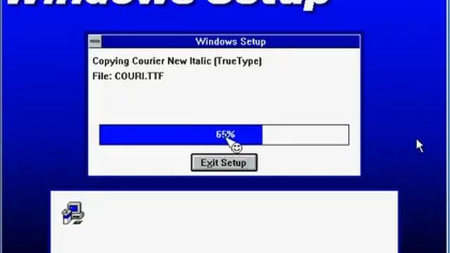 Windows 3.1 Setup смотреть онлайн