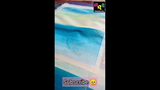 Beautiful Scenery Seen From Window|| Don't Forget to Subscribe 🥺 || #trending #watercolor смотреть онлайн
