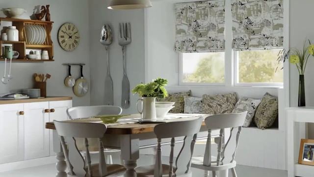 Curtains for kitchen _ Modern design Windows Room design смотреть онлайн