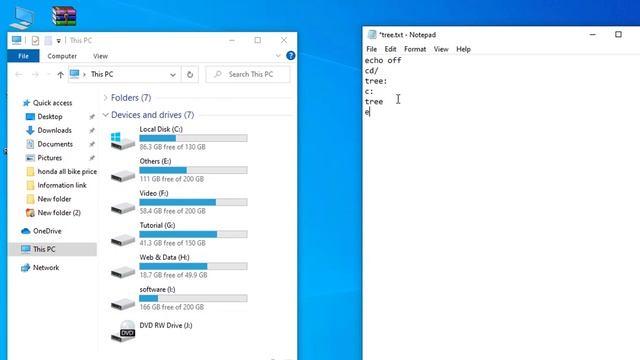 How to make a tree for windows 10| auto refresh| tutorial 2021 смотреть онлайн