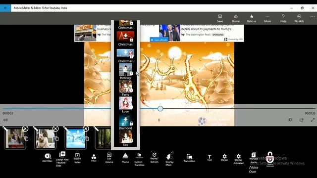 How To Use Overlay Themes In Movie Maker & Video Editor 10 For Youtube & Insta смотреть онлайн