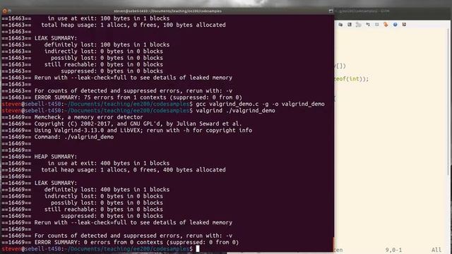 Using Valgrind смотреть онлайн