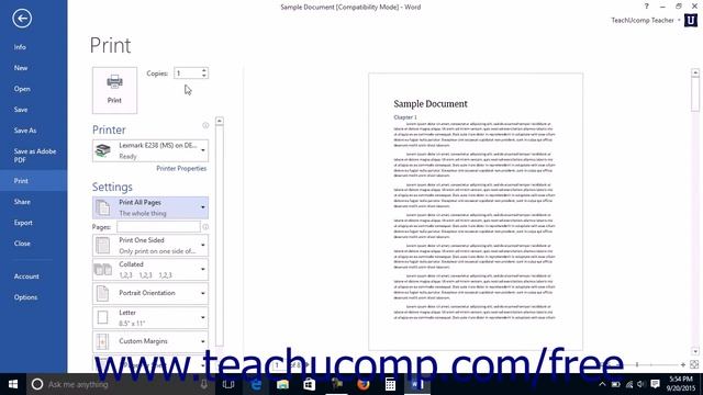 Windows 10 Tutorial General Printing Options Microsoft Training смотреть онлайн