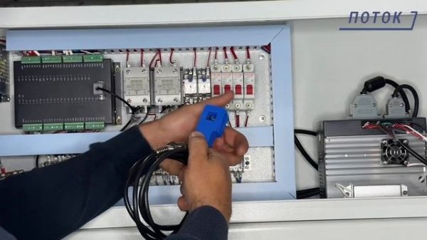 Цифровое устройство ПОТОК-7, инструкция по установке на промышленное оборудование.