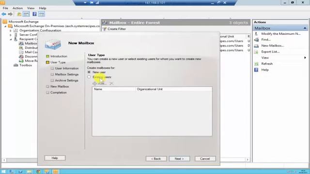 How To Create A New User Mailbox in Exchange Server 2010 смотреть онлайн