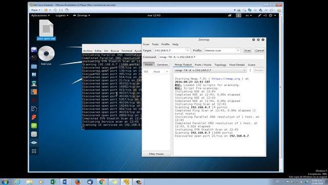 Nmap y Zenmap escaneo de puertos смотреть онлайн