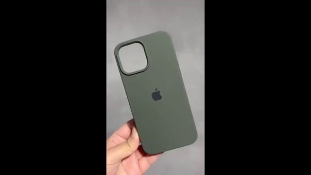 Review Charcoal Black Olive Flocked Silicone Phone Case Compatible for iPhone 11 12 13 Pro X XS Max смотреть онлайн