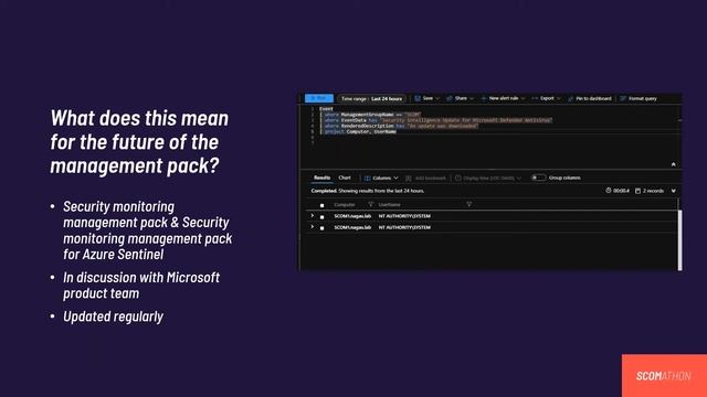 Coffee Break: Integrating the Security Monitoring Management Pack into Microsoft Sentinel смотреть онлайн