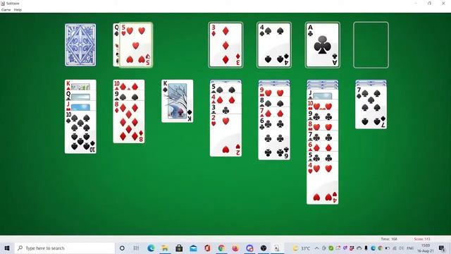 [Obsolete] Microsoft Solitaire 7 Draw Three in 5m 32s. смотреть онлайн