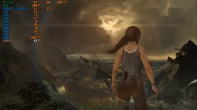 AMD Radeon R5 240 - Tomb Raider (2013) смотреть онлайн