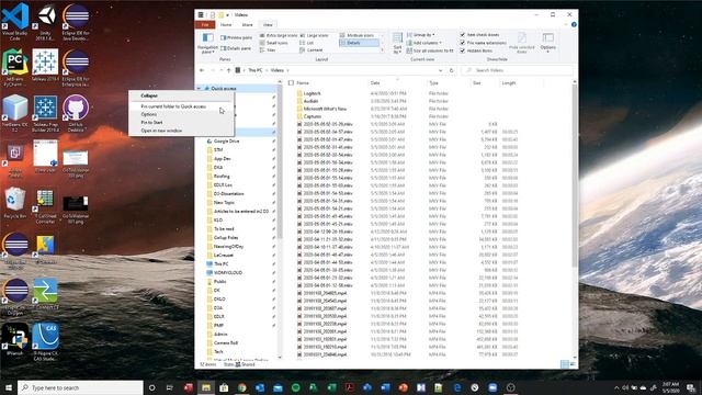 Creating shortcuts in Windows (Start Menu & File Explorer - Quick Access List) смотреть онлайн