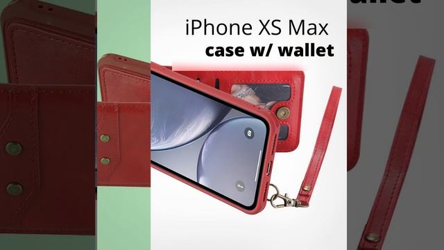 Apple iPhone XS Max vertical flip leather case w/ wallet смотреть онлайн