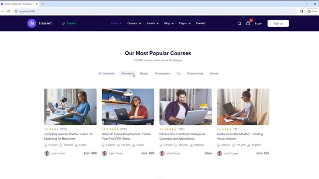 How to Setup Educrat Online Courses & Education Vue NuxtJs Template смотреть онлайн