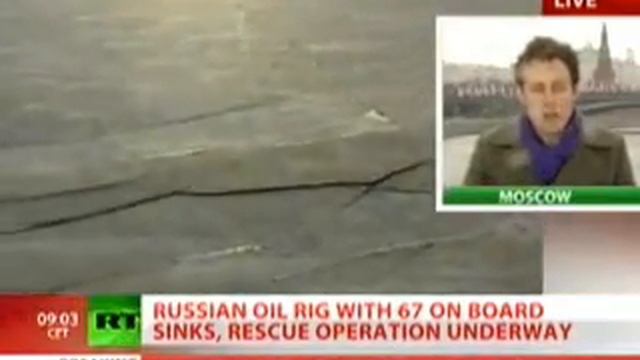 Russia oil rig capsizes off Sakhalin, dozens missing. смотреть онлайн