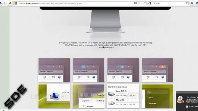 Fremde Themes unter Windows 7 Installieren смотреть онлайн