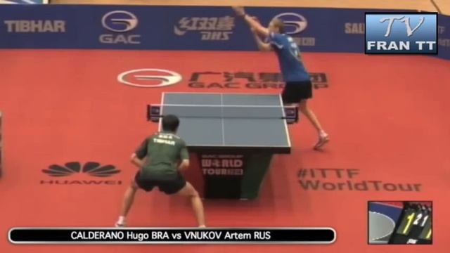 Open Kuwait 2014: Hugo Calderano BRA vs VNUKOV Artem RUS смотреть онлайн