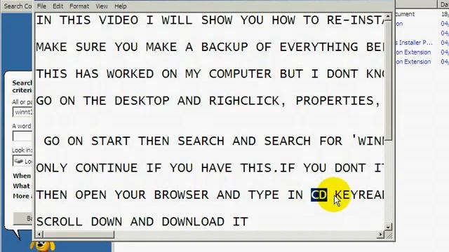 how to reinstall windows xp without a cd REALLY WORKS.flv смотреть онлайн