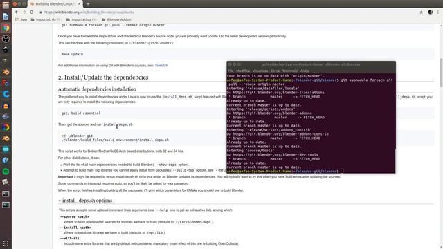 [ita] Tutorial - Compilare Blender 2.8 su ubuntu смотреть онлайн