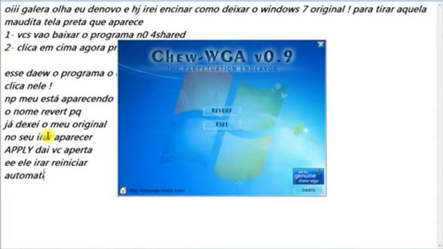 como deixar o windows 7 original.FLV смотреть онлайн