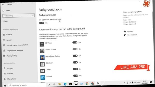 How to Disable Background Apps in Windows 10 | Bachground Apps Kaise Disable Kare смотреть онлайн
