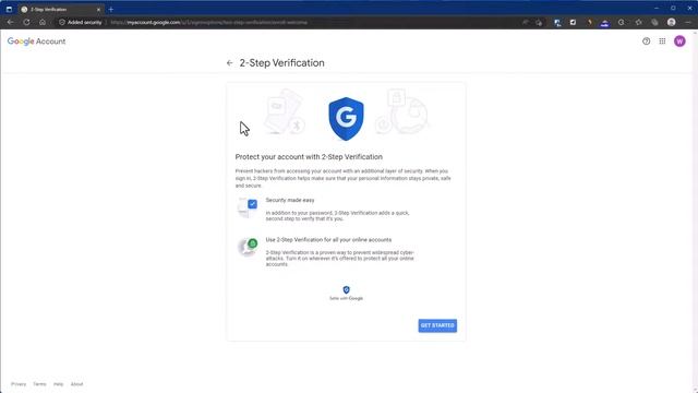 How to secure your google account with 2-step verification? #2fa #2stepverification смотреть онлайн