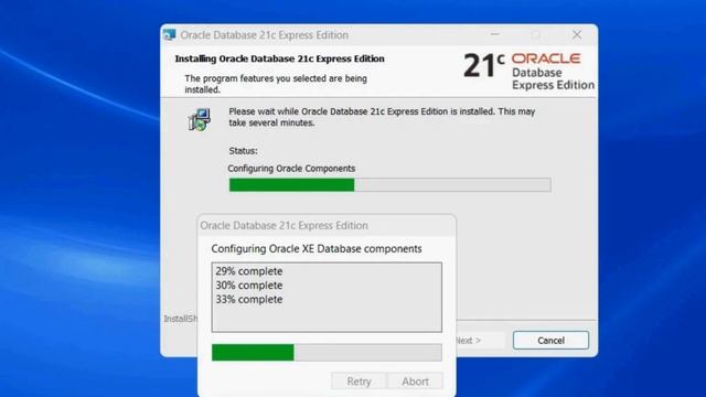 How to install Oracle Express Edition (XE) 21c on windows OS смотреть онлайн