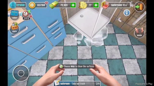 House Flipper New House Ruined Kaleidoscope Episode 1 Cleaning Mobile Gameplay Android смотреть онлайн