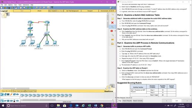 Examine the ARP Table смотреть онлайн