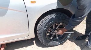 Brand new 175/80 R14 Mudgrip ROADCRUZA TYRES fitting process in USA 😲😲👍👍