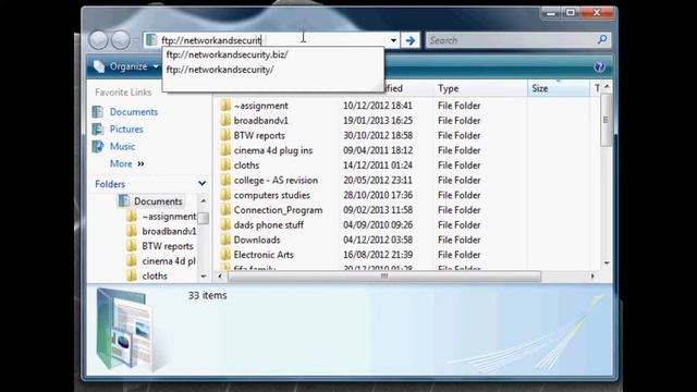 FTP onto a Webserver смотреть онлайн