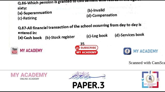 Past paper 3 Part D Lecturer Education and Headmaster. Trusted item bank | MY ACADEMY смотреть онлайн