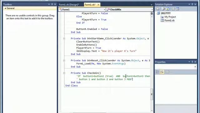 Visual Basic 04 Tic Tac Toe смотреть онлайн