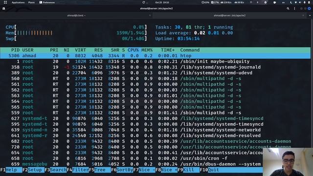 Apache virtual host port & process monitoring смотреть онлайн
