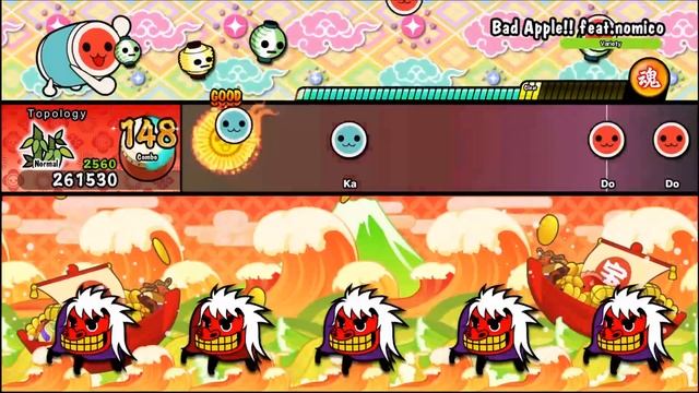 Taiko no Tatsujin Switch: Bad Apple!! feat.nomico [Normal, FC] смотреть онлайн