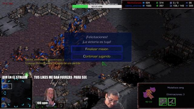 Starcraft Remastered : EN BUSCA DE LOS PLAYERS DE 100 DE APM смотреть онлайн