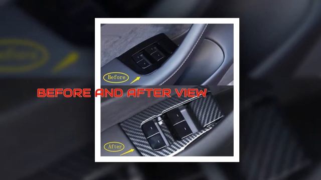 COOLKO TESLA MODEL 3 INNER WINDOW SWITCH PANEL COVER смотреть онлайн