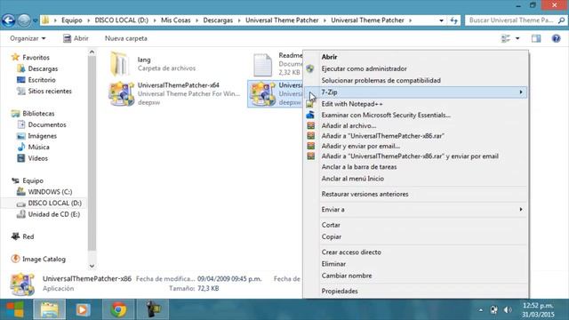 COMO PARCHAR TU WINDOWS 7 PARA TEMAS | de Ever Fernandez смотреть онлайн