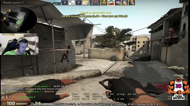 PaszaBiceps Matchmaking #45 - Olofmeister,byali,izak,SolEk vs Cheaters ( 2015 01 21 ) смотреть онлайн