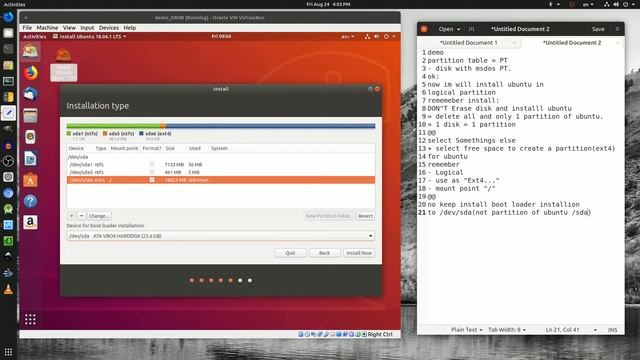 Dual OS: Windows 10 Pre-installed | Ubuntu 2nd with GRUB Boot смотреть онлайн
