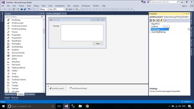 C# Tutorial - Print Text in a Windows Form | FoxLearn смотреть онлайн