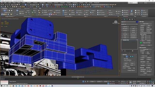 Modeling Space X Raptor engine part, 1 hour timelapse смотреть онлайн