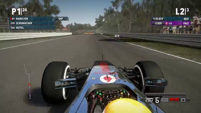 F1 2012 PC Gameplay - Autodromo di Monza (McLaren) [720p] смотреть онлайн