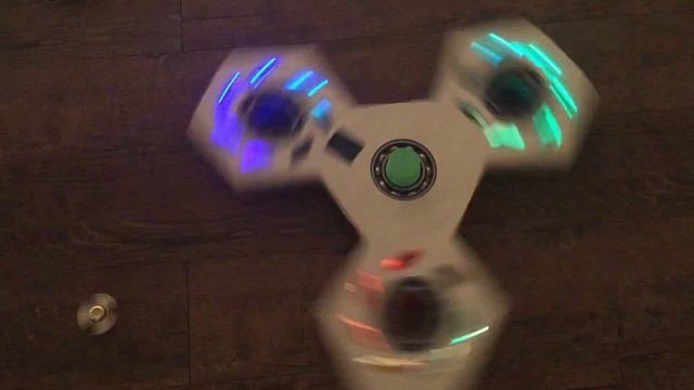 Programmed LED Custom Fidget Spinner Rechargeable Battery смотреть онлайн