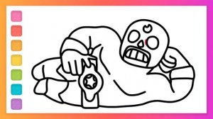 Draw El Primo brawl stars