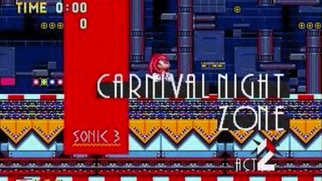Sonic 3k PC "Carnival Night act 2" Music "General MIDI" смотреть онлайн