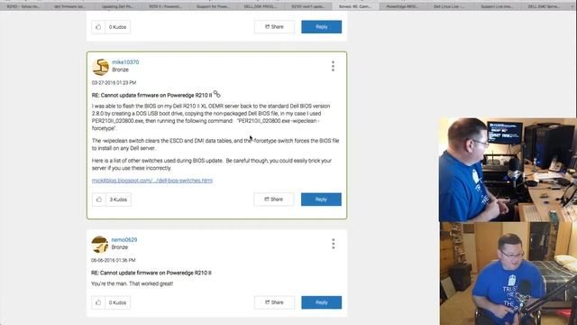 Dell R210ii Firmware Update and Dell Linux Live CD смотреть онлайн